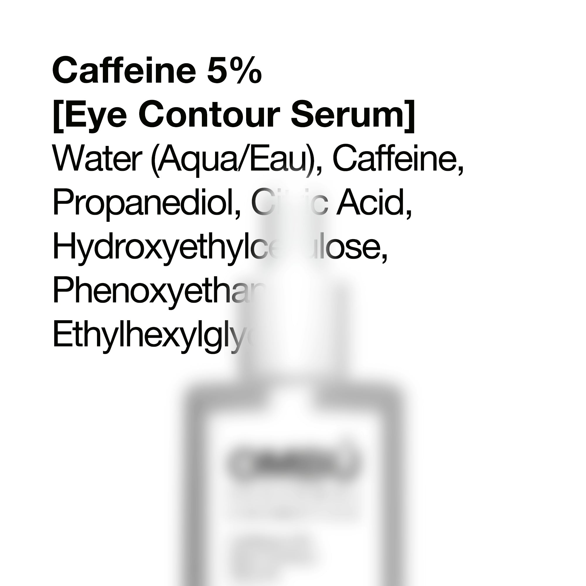 Cafeína para el Contorno de Ojos